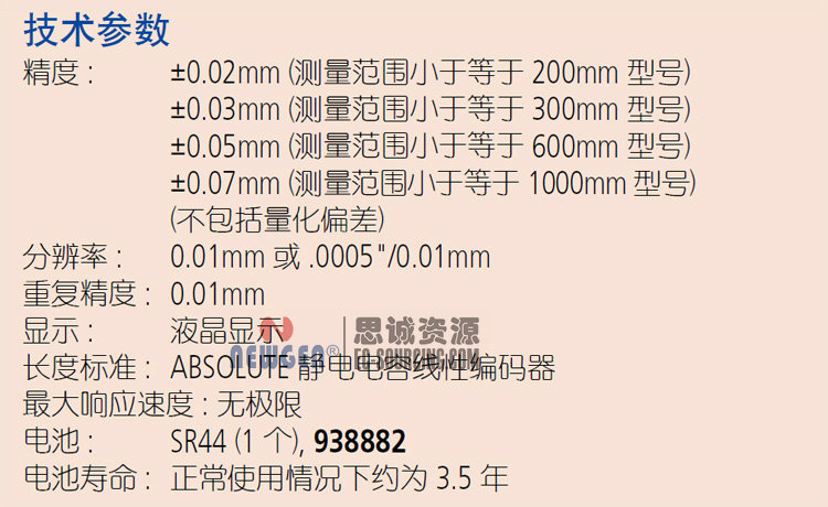 電子數(shù)顯卡尺帶SPC輸出(硬質(zhì)合金內(nèi)、外徑測量爪)500-175-20