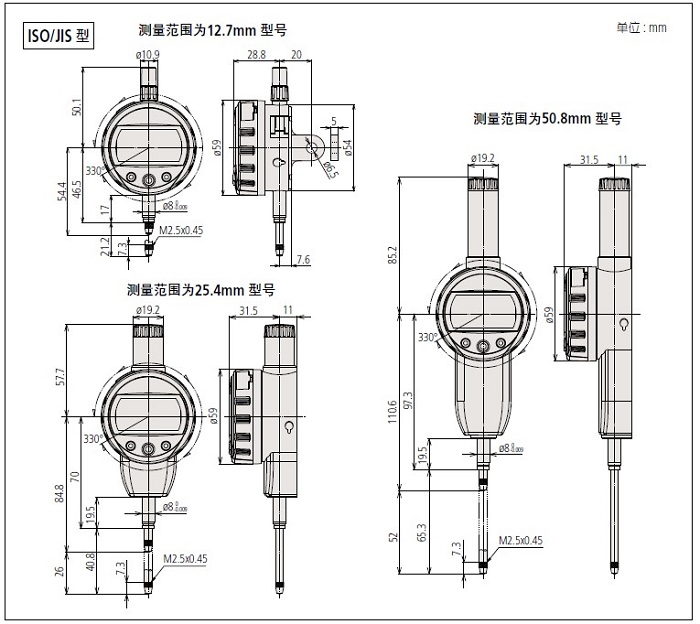 543-470B三豐數(shù)顯指示表